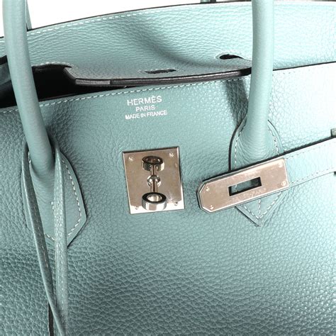 Hermès Bleu Ciel Togo Birkin 35 PHW 